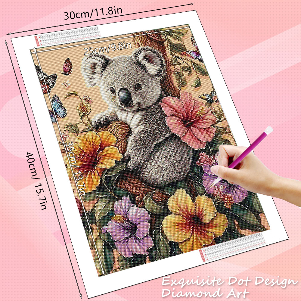 ชุดภาพวาดเพชร HUACAN ลายโคอาล่ - Art Craft Hobbies บทวิจารณ์และราคา