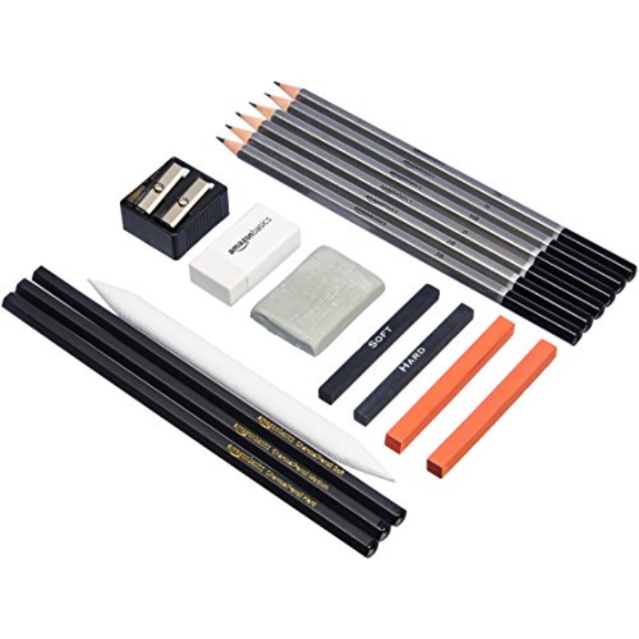 ชุดดินสอสำหรับวาดภาพและร่างภาพ - Sketching Charcoal Set บทวิจารณ์และราคา