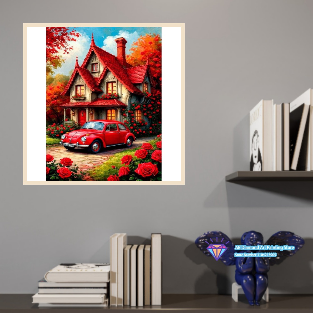 ชุดภาพวาดเพชร 5 มิติ ลายบ้านสี - Art And Craft Autumn บทวิจารณ์และราคา