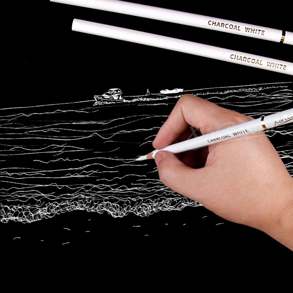 ชุดดินสอถ่าน 3 แท่ง แบบนิ่ม/กล - Sketching Charcoal Set บทวิจารณ์และราคา