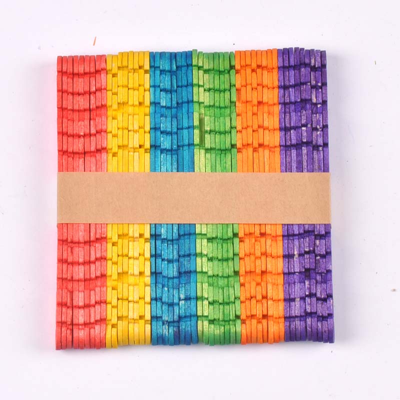 50ชิ้น/ล็อตไม้ธรรมชาติและไม้ที - Art Craft Ice Cream บทวิจารณ์และราคา