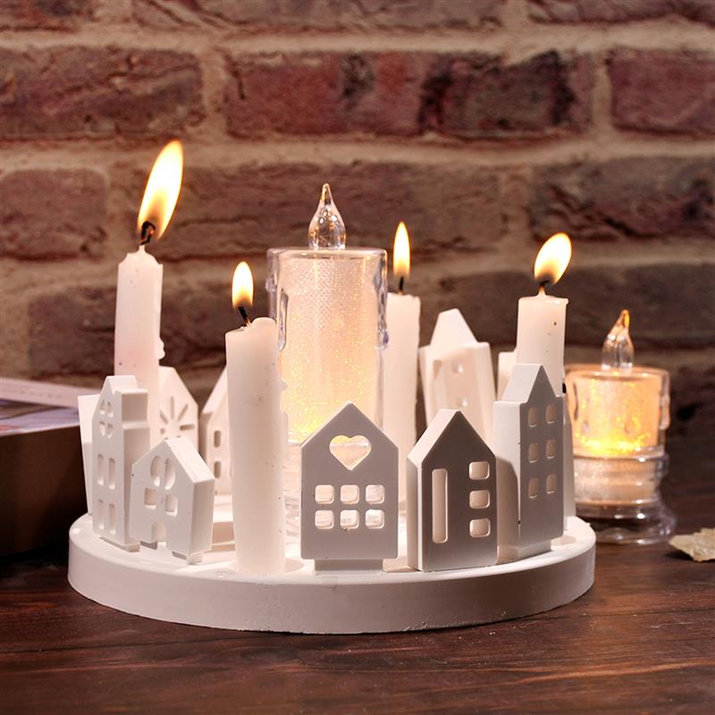 Hollow House เทียนผู้ถือ Teali - Art Craft House Making บทวิจารณ์และราคา